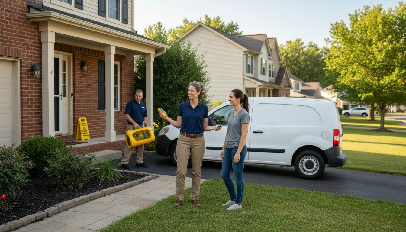 Water restoration image for Dehumidification And Cleanup Services in Akron, NY